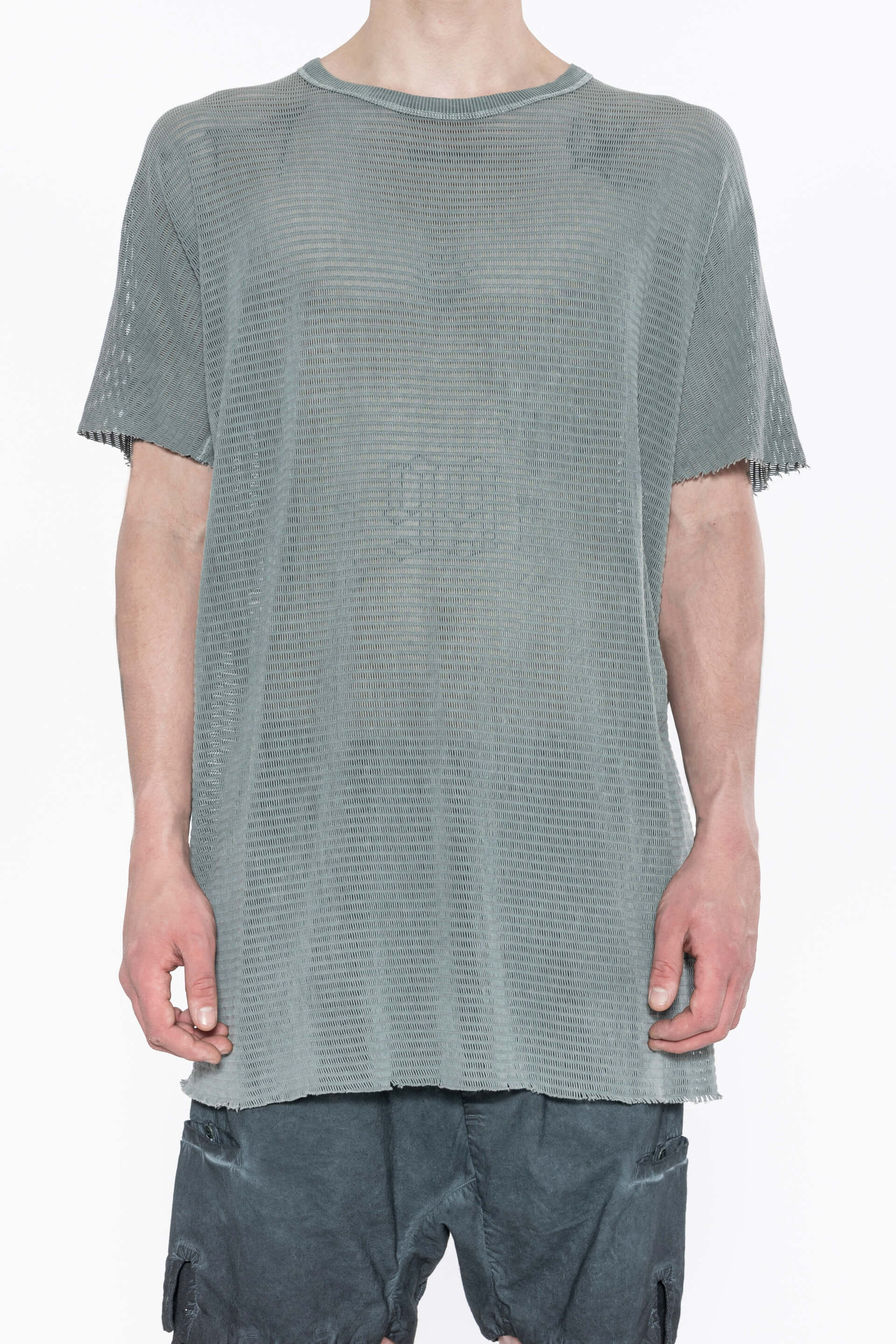 Boris Bidjan Saberi One Piece T-Shirt Mesh Alga | L | 0284.1